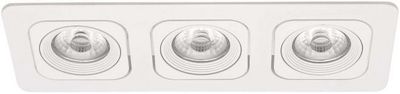 DOWNLIGHT MD-125, LED, 3X6W, VIT, IP21