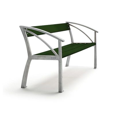 Byarum Bruk Soffa Vasa Natur Rå Aluminium m Grönlackerad furu