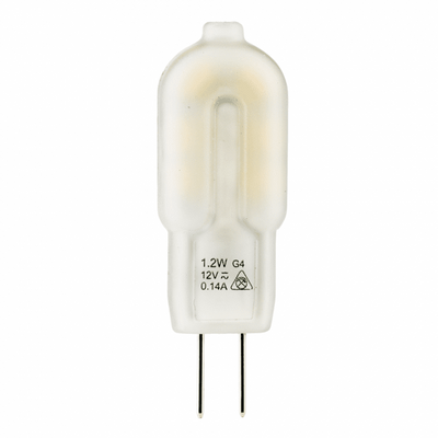 LED-G4 3000K 12 volt ac/dc 1,2 watt 10 pack