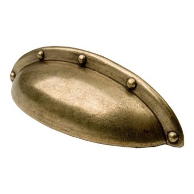 Skålhandtag "Rivet" Bronsoxid