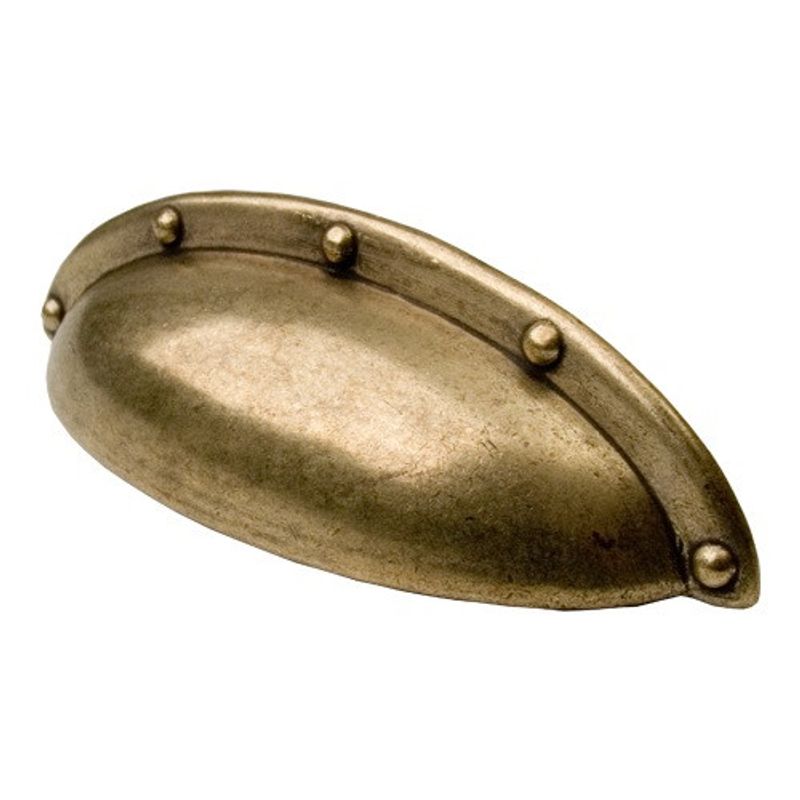 Skålhandtag "Rivet" Bronsoxid