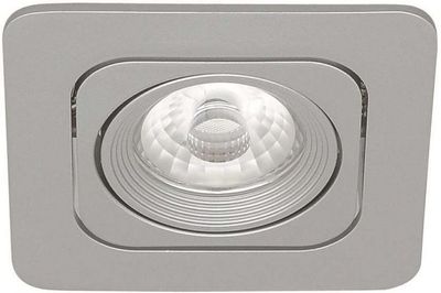 DOWNLIGHT MD-125, LED, 6W, SILVER, IP21
