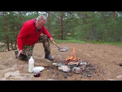 Kolbullepanna med långt skaft