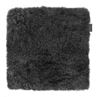 Curly Seat pad 40x40 - Dark Grey