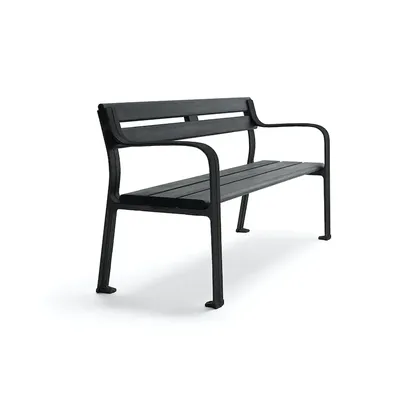 Soffa Byarums Joy Svart m Svartlaserad mahogny