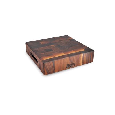 Skärbräda Butcher Block Valnöt 46x46 cm
