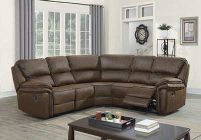 SARANDA Reclinersoffa Brun
