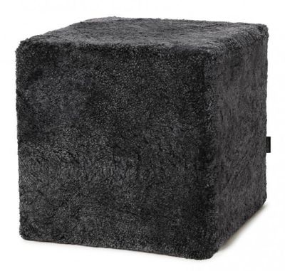PUFF FÅRSKINN CURLY SQUARE 42X42X42CM