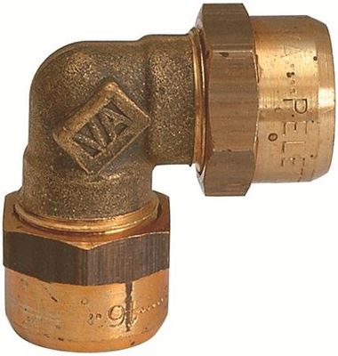 Vinkelkoppling för polyetenslang, Ø 16 mm
