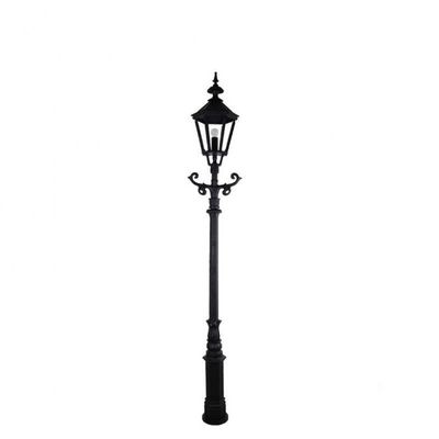 STOLPE 166 MED 6-KANTIGT STORT LYKTHUS OCH STEGPINNE ORNAMENT