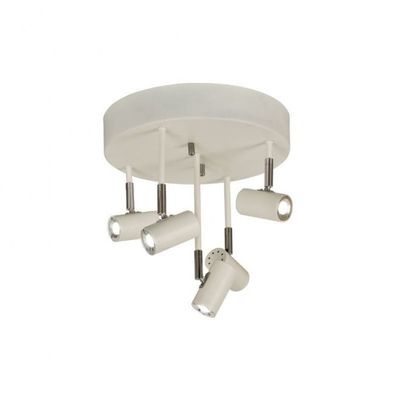 GUSTO VIT / KROM LED/DIMMER 5:A RUND SPOTLIGHT