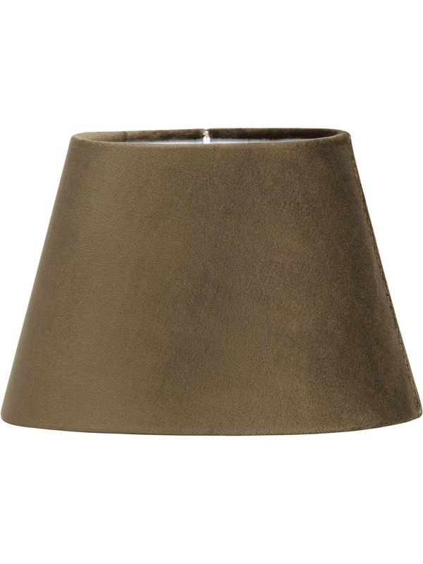 PR Home Oval Sammet Brun 20cm