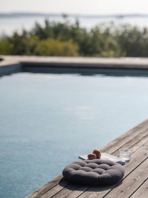 Svanefors Louie Stolsdyna 2-pack Grå Ø40 cm