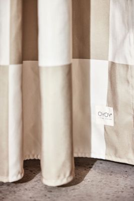 OYOY Schack Duschdraperi Lera/Off-White Polyester