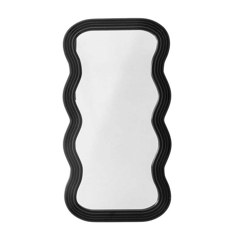 Väggspegel Svart MDF Parker | Bloomingville