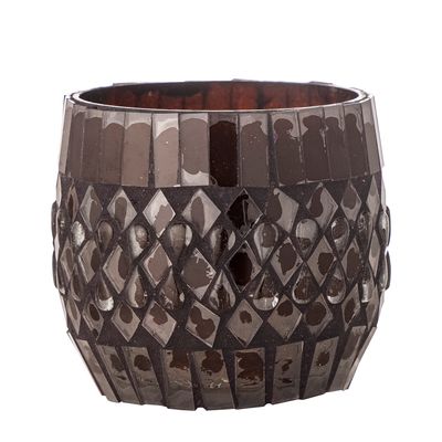 Ljuslykta Brun Återvunnet glas | Bloomingville Creative