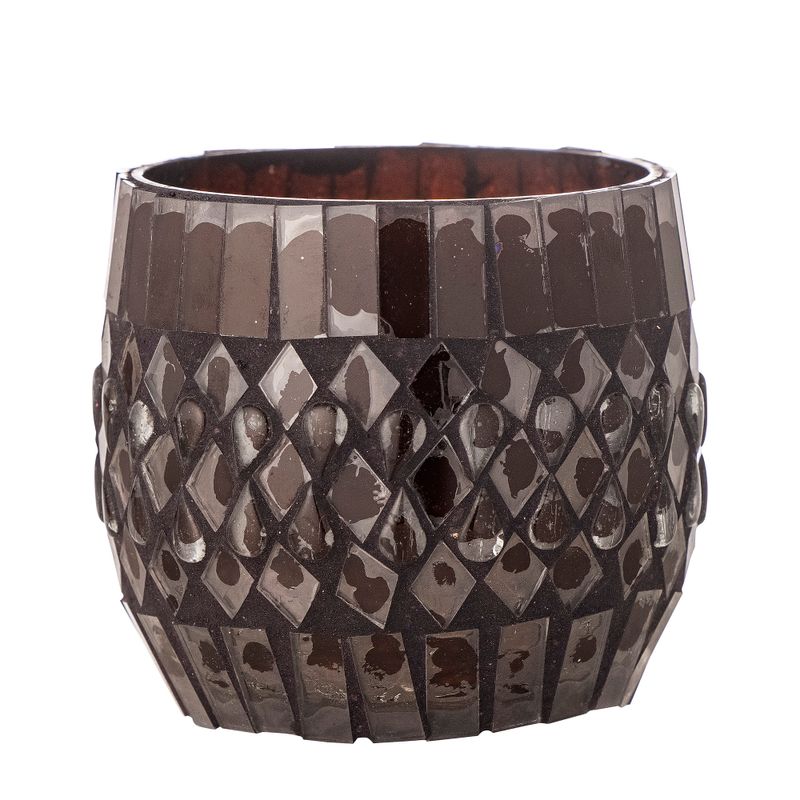 Ljuslykta Brun Återvunnet glas | Bloomingville Creative