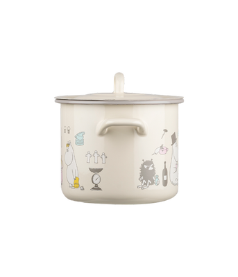Muurla Emaljgryta med lock 2,5 L
