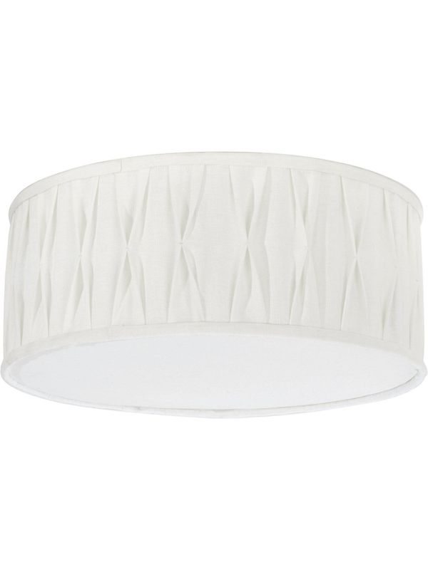 Plafond Plissé Stygn Offwhite 45cm Vit | PR Home
