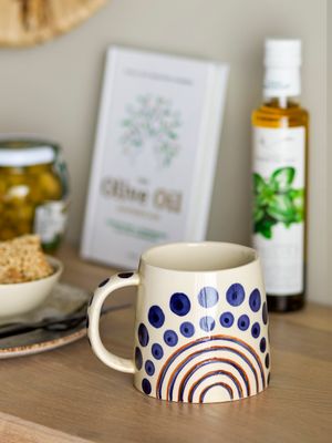 Mugg Orange Stengods Shama | Bloomingville