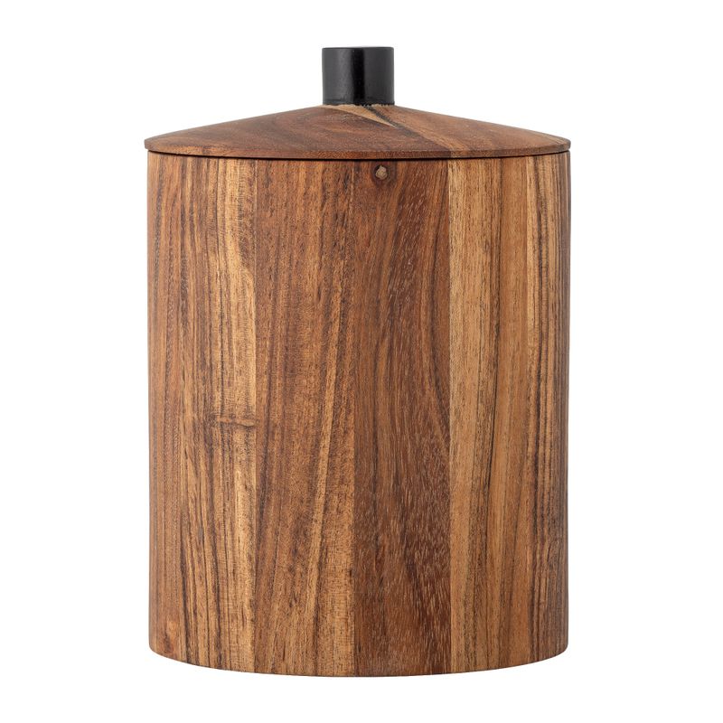Burk med lock Natur Akacia Petro | Bloomingville