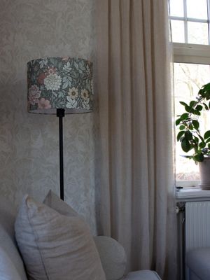 PR Home Amy Golv Svart Dahlia Grön 25cm