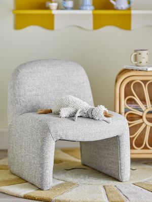 Bloomingville Neel Stol, Grå, Polyester L40xH51xW43 cm