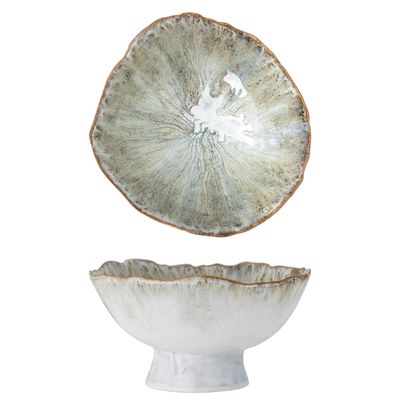 Bloomingville Joby Skål, Blå, Stengods Ø24xH13 cm