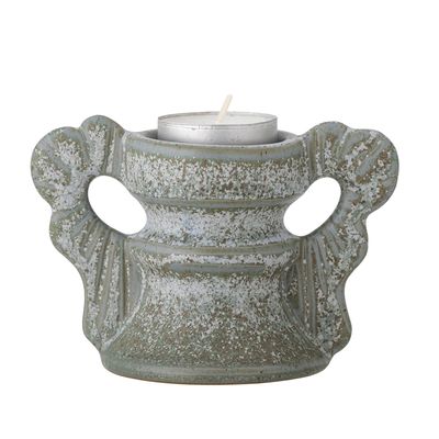 Ljusstake Blå Stengods | Bloomingville Creative