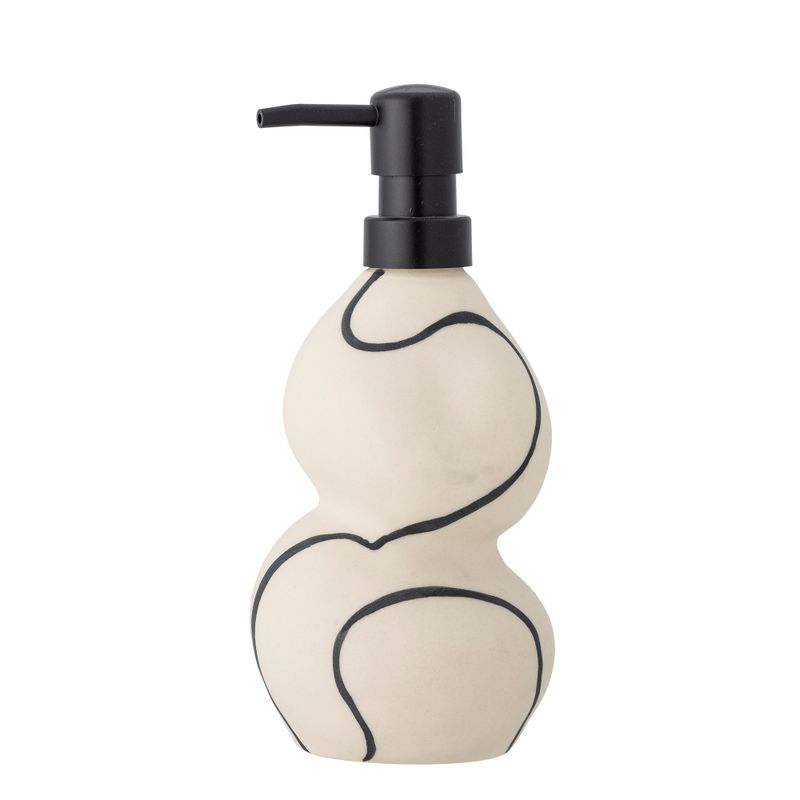 Tvålpump Vit Stengods Minna | Bloomingville
