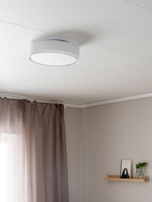 PR Home Sam plafond linne Vit 33cm