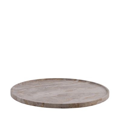 Lene Bjerre Ellia Bricka Linne Marmor Ø40 cm