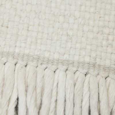 Lene Bjerre Daphne Matta Vit Ull L240 cm