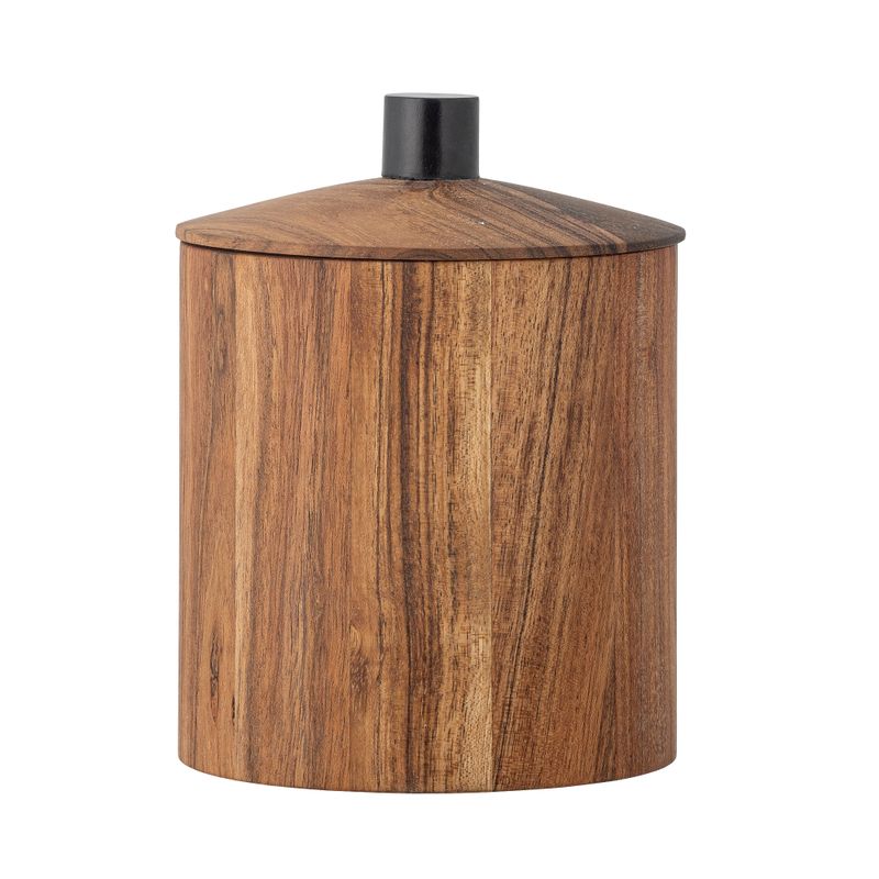 Burk med lock Natur Akacia Petro | Bloomingville