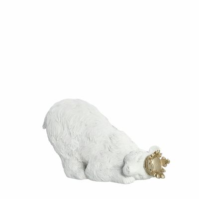 Lene Bjerre Sebina Royal Ice Bear H11.5 cm Vit/Ljusguld