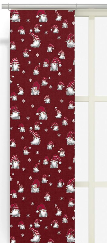Julian vinröd panellängd 2 pack Arvidssons Textil
