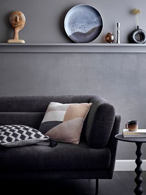 Dekorationsvas Brun Stengods Baldvin | Bloomingville