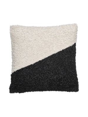 Teddy Kuddfodral Svart 45x45cm | Svanefors