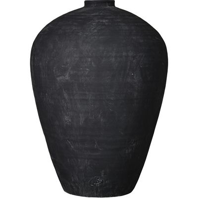 Lene Bjerre Catia Vas Svart Keramik H57 cm