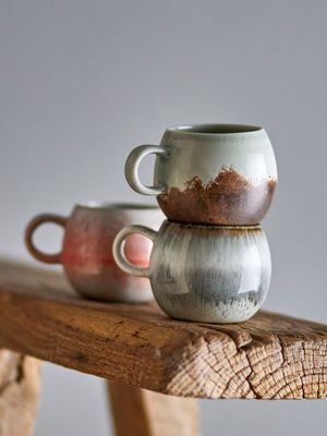 Espressokopp Brun Stengods Paula | Bloomingville