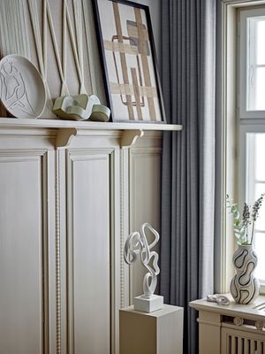 Dekoration Vit Resin Arista | Bloomingville
