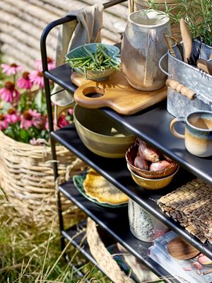 Skål Grön Stengods Savanna | Bloomingville