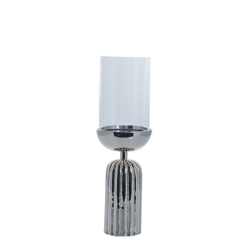 Sandia Ljusstake Silver Aluminium H36.5 cm Lene Bjerre