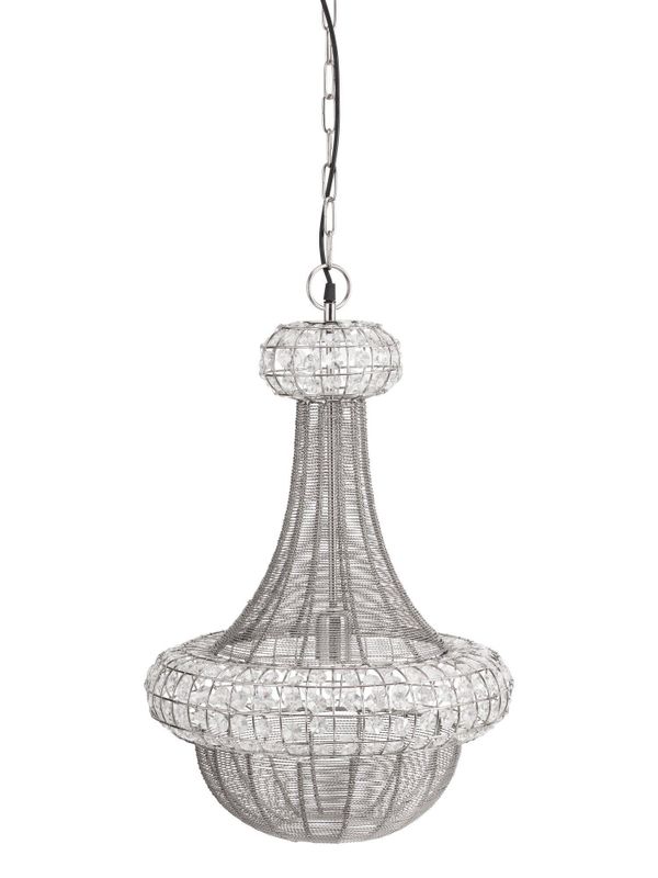 Saba Taklampa Silver 42cm | PR Home