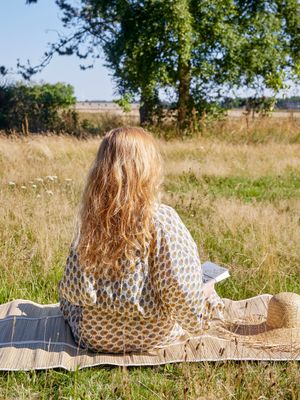 Anteckningsbok Blå Mocka Gamze | Bloomingville