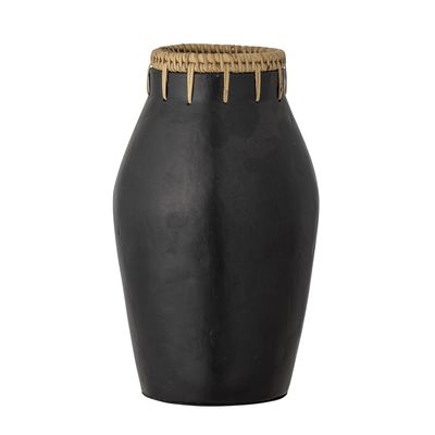 Dixon Dekorationsvas Svart Terrakotta Ø15cm Bloomingville
