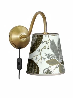 PR Home Ester Vägglampa Mässing Blå