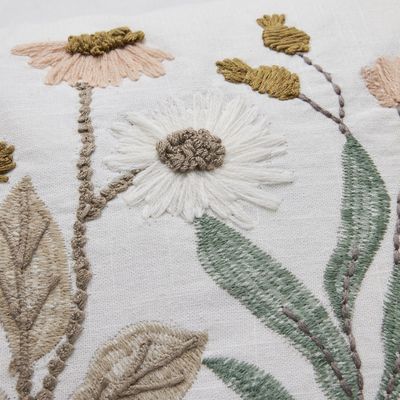 Lene Bjerre Inielle Kudde Benvit Bomull 60x40 cm