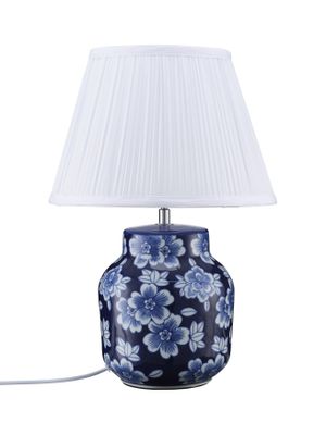 PR Home Fanny Bordslampa Blå/vit 47cm