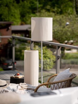 Agnar Golvlampa Outdoor Beige 156cm | PR Home